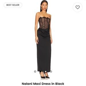 Revolve Nalani Maxi Dress in Black